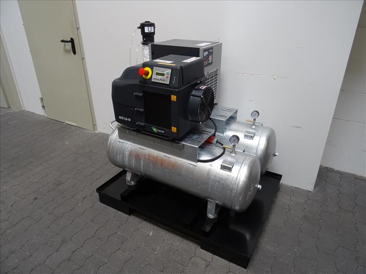 Schraubenkompressor AIRCRAFT ACS DUO 3,5-10 2x100 KK, neue Ausstellungsmaschine