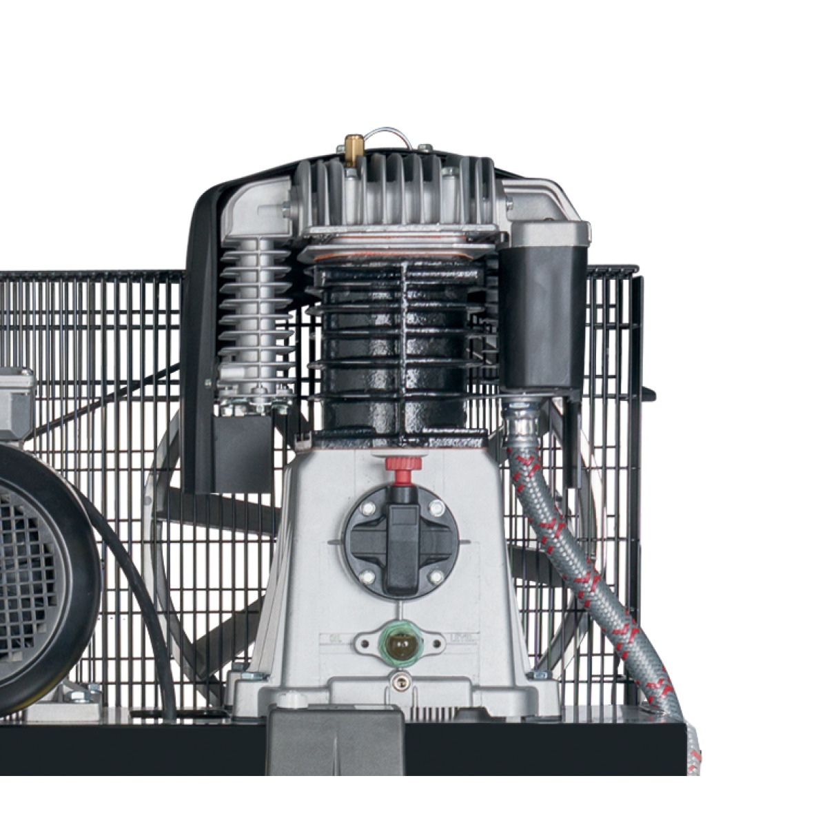 Stationärer Kolbenkompressor mit Kältetrockner, Feinfilter, 