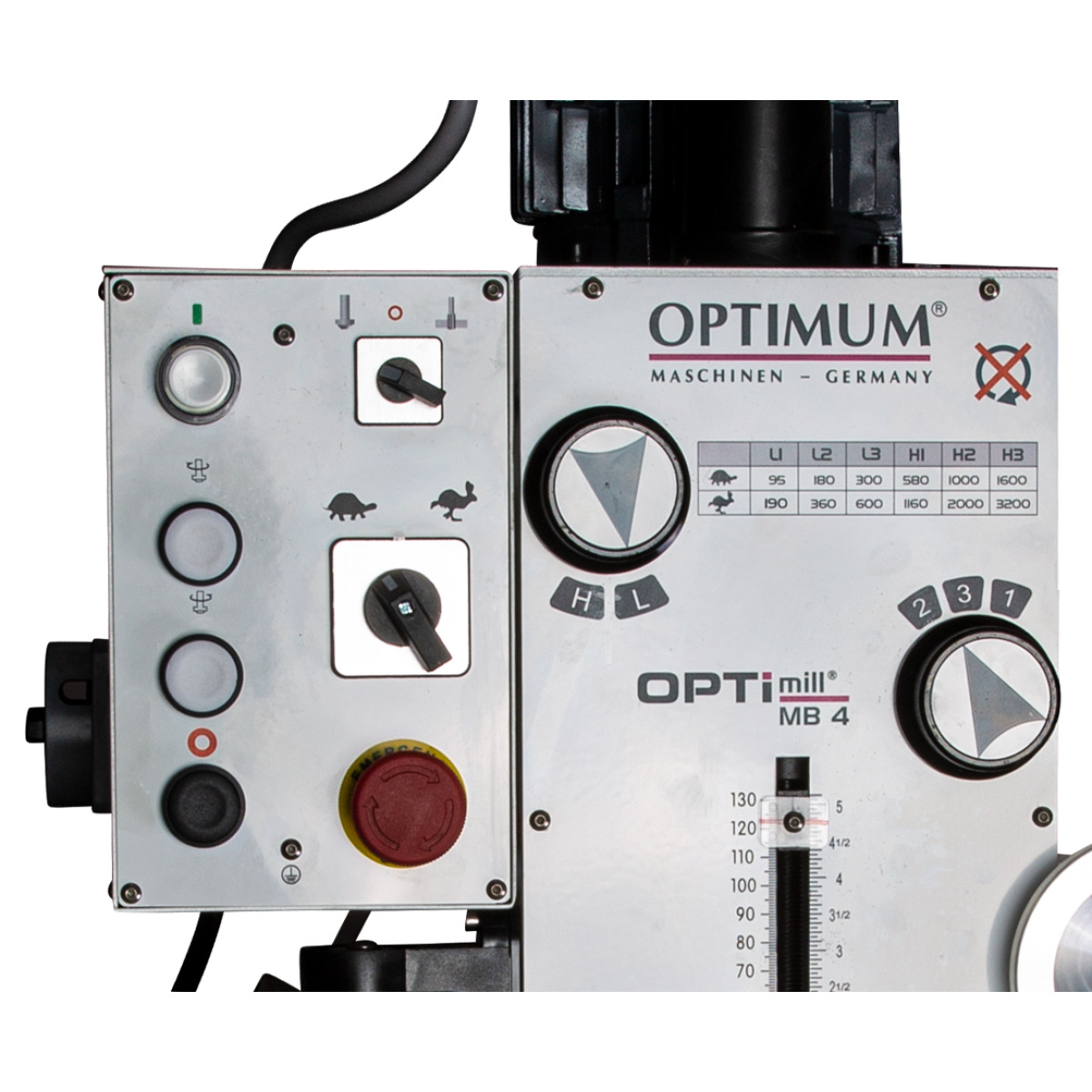 Präzisions-Bohr-Fräsmaschine OPTImill MB 4 Optimum