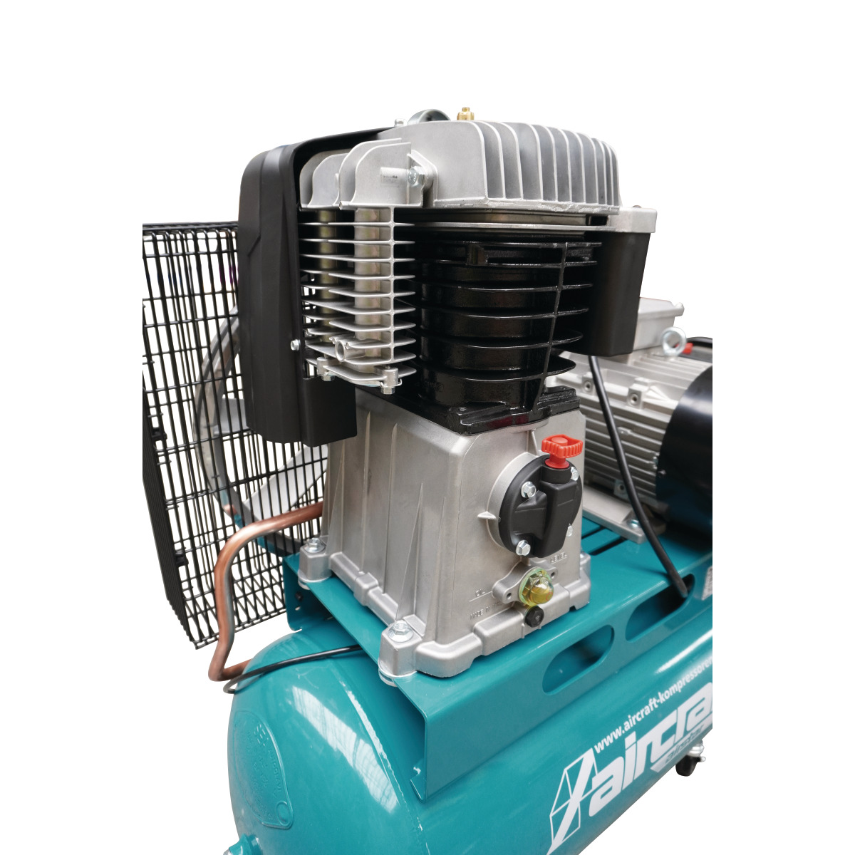 Kolbenkompressor AIRSTAR 863/90 Aircraft - <ul><li>Für eine niedrige Behältereintrittstemperatur und für weniger Feuchtigkeit in der Druckluft</li><li>Schont die angeschlossenen Druckluftwerkzeuge</li></ul>