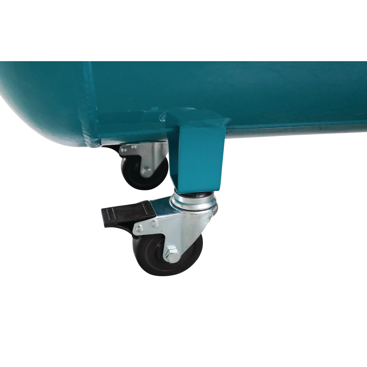 Kolbenkompressor AIRSTAR 863/90 Aircraft - <ul><li>Stabiles Lenkfahrwerk mit Feststellbremse</li><li>Große Laufräder</li></ul>