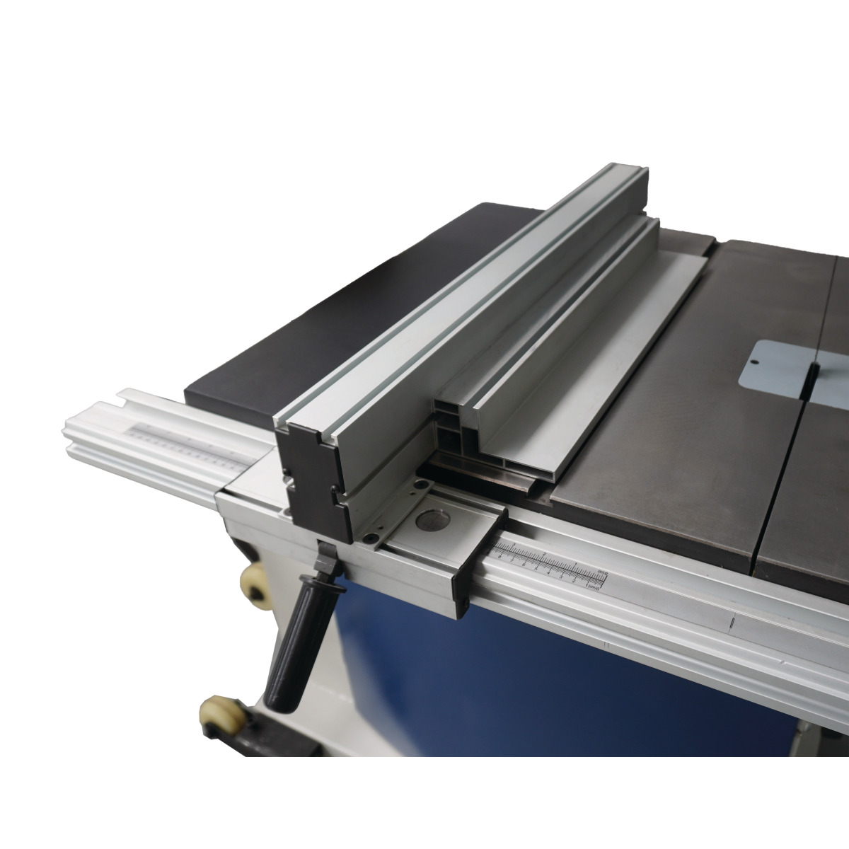 Holzbandsäge  HBS 613 S Holzkraft - Aluminiumanschlag zum Schneiden dünner Werkstücke, einfach um 90° umsteckbar