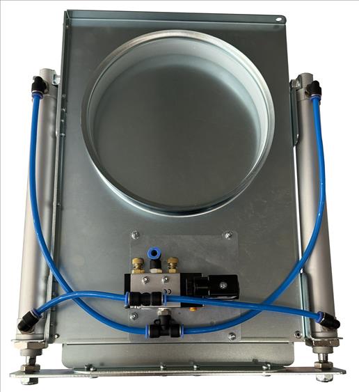 Absperrschieber (pneumatisch):  Absperrschieber pneumatisch Ø 100 mm