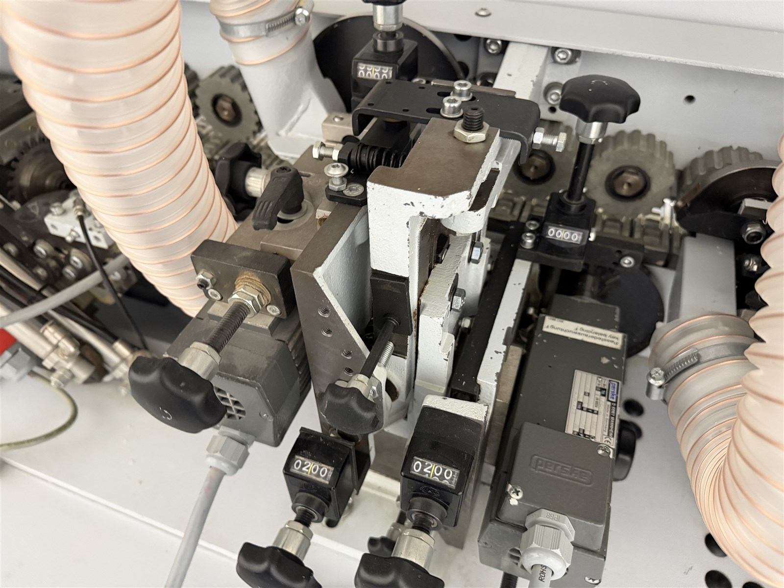 Kantenanleimmaschine BRANDT  KDF 340 -gebraucht- - Bündig- / Radienfräsaggregat