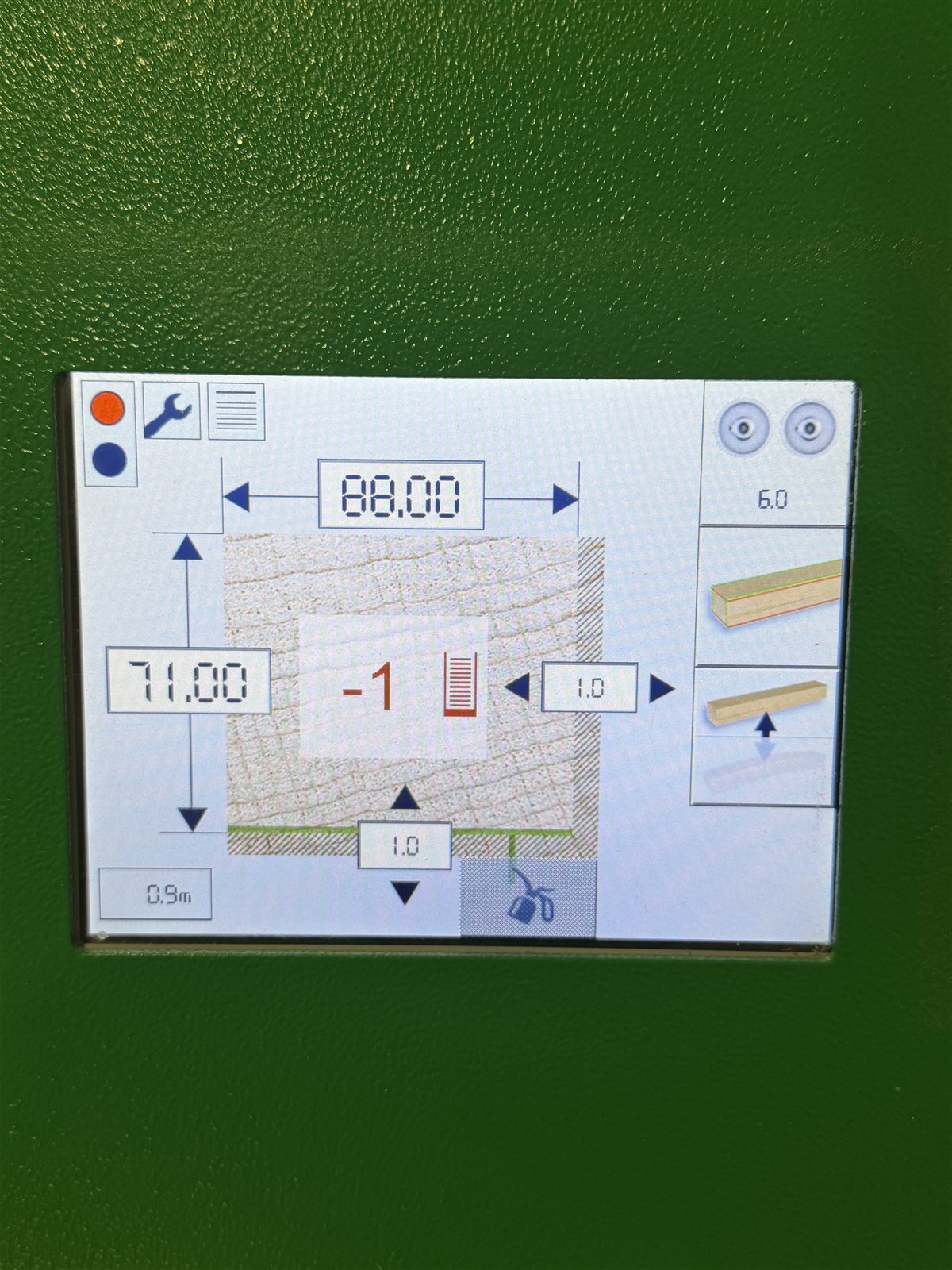 Vierseitenhobel WEINIG  CUBE -gebraucht- - Bedieniung per Touchscreen