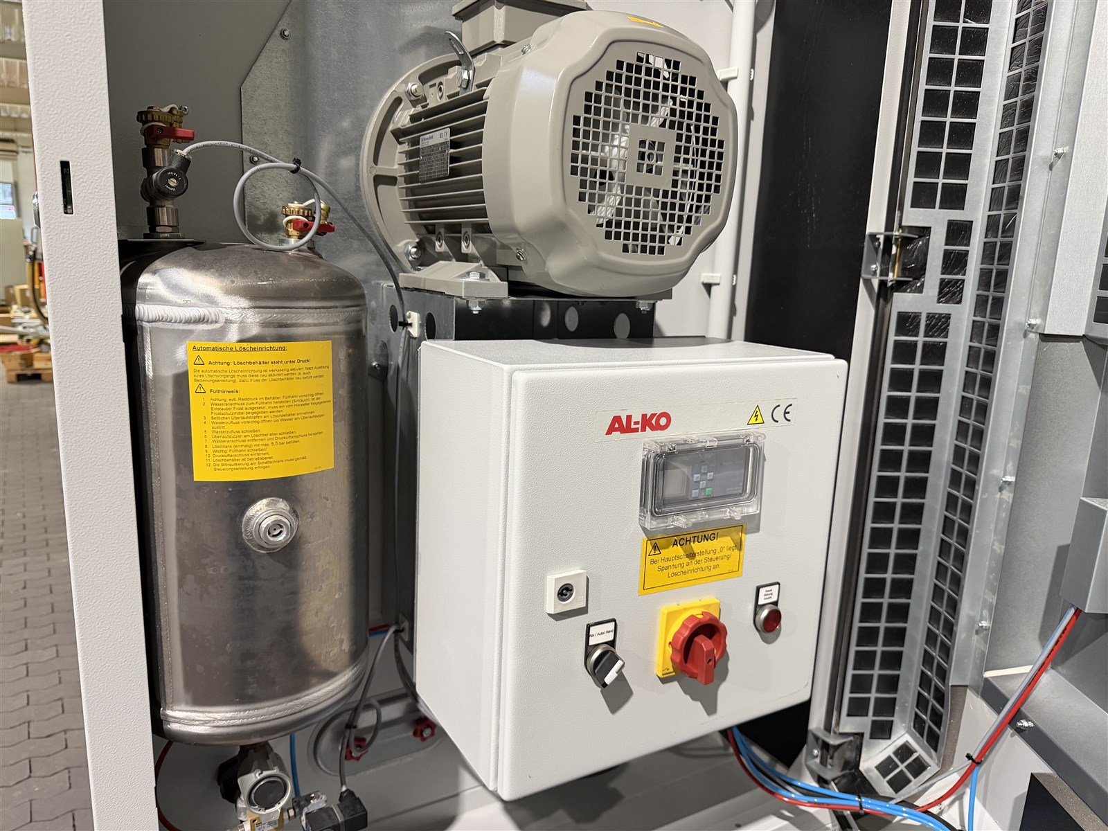 Reinluftabsaugung ALKO  Power Unit 250 P -gebraucht- - automatischer Feuerlöschanlage